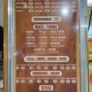 Menu, Sept &apos;23
