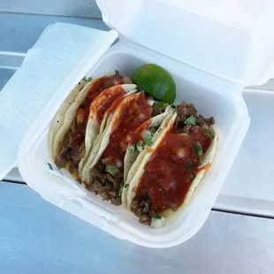Tacos $1.25 each