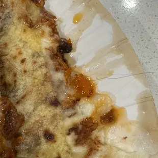 Hair in my quesadilla