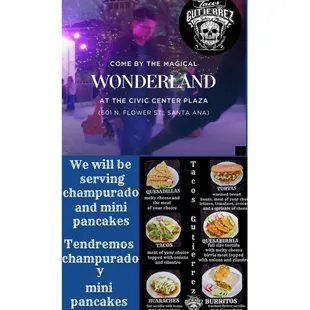 Acompáñanos sábado y lunes de 10am-10pm
Come join us Sunday and Monday from 10am-10pm

601 N. FLOWER ST SANTA ANA