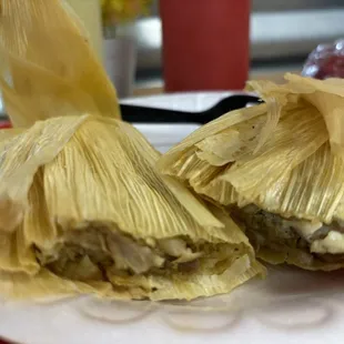 Green Chili Tamales