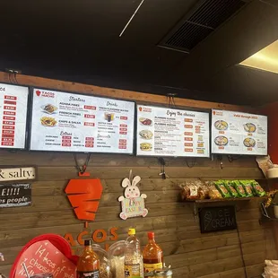 Menu as of 3/28/24