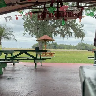 Outdoor seating