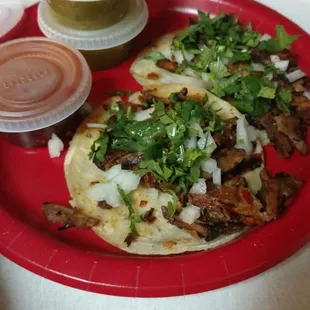 Tacos de al pastor.