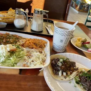 Too much food to eat but I had to taste it too yummy