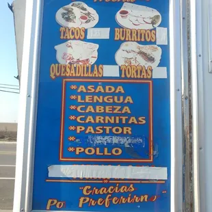 a sign for a mexican restaurant