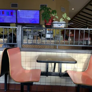 Inside of restaurant