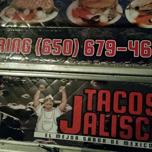 a sign for a mexican restaurant