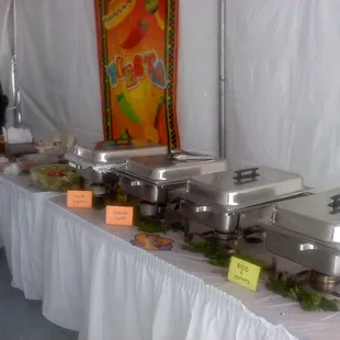 Buffet Custom Setting for Catering Services