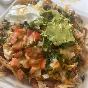 Chicken nachos
