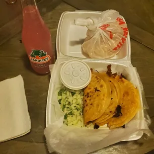 3 pack Quesabirra Tacos