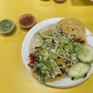 Tacos with pork