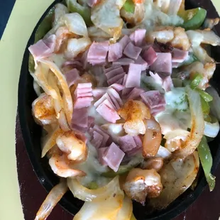 a close up of a plate of food