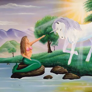 If your roadside street taco joint doesn't have a mural of a mermaid &amp; a unicorn, your roadside street taco joint ain't got sh*t