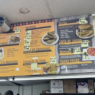 He has secret menu items like In N Out! Definitely get the quesabirria tacos with consommé. You can always get some fries to soak also...