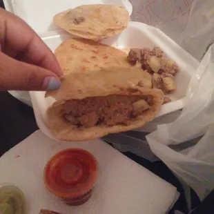 Gorditas de picadillo