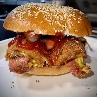 Hamburguesa Empanizado