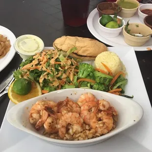 Garlic Shrimp Plate