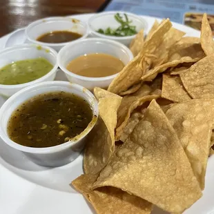 Chips and salsas