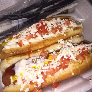 sandwich, hot dog, food, hot dogs
