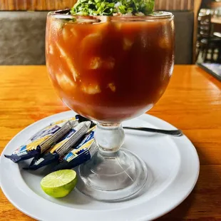 Coctel De Pulpo y Camaron