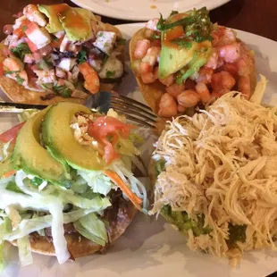 Tostada sampler