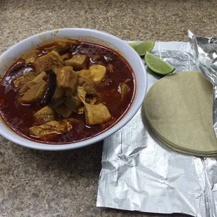 They recently started making Menudo (Saturday's and Sunday's)
