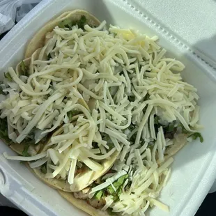 Chicken Taco w/cheese