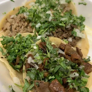 variety of tacos, I don't remember. It was all good tho!