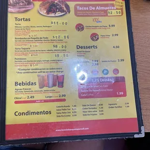 Steak Tacos and Pastor Gordita's!   We are regulars!