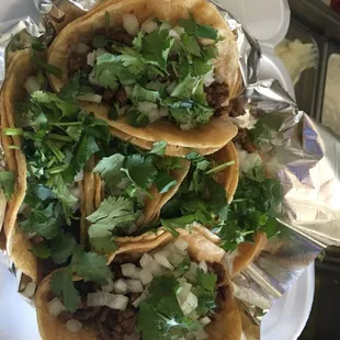 Tacos carne azada