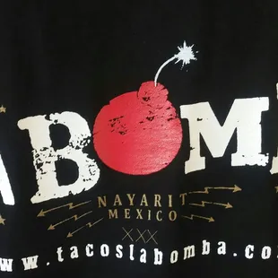 a t - shirt with a bomb on it