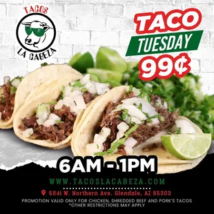 It&apos;s our taco tuesday promo!!