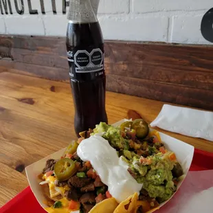 Bomb Asada nachos