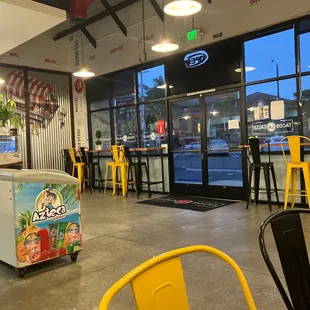 Chairs and dining area