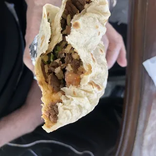 Asada burrito
