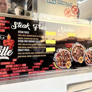 Menu with no prices