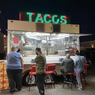 Front of their stand