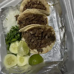 Tacos de Cabeza (Cow head)