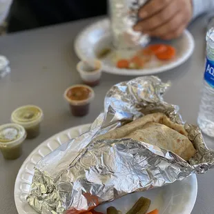 Oh yah... quick burrito time!