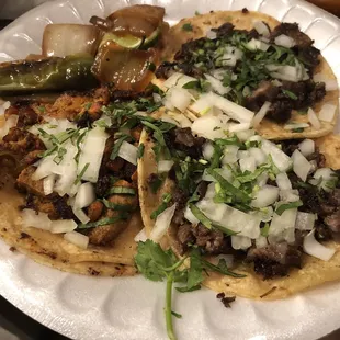 Al pastor and cabeza