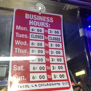 Address and time