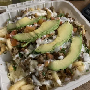 Carne asada fries