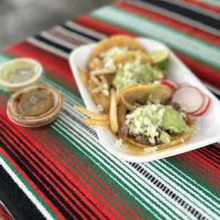 Carne asada, carnitas and adobada