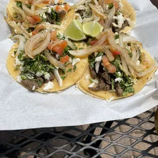 Nancy's Tacos as a plate. These were fantastic!