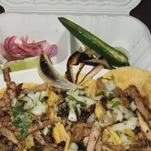3 al pastor tacos. (5/5)
