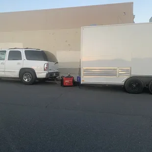 Outside the truck