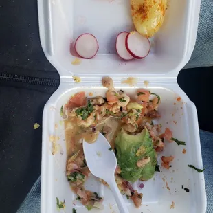 Shrimp ceviche