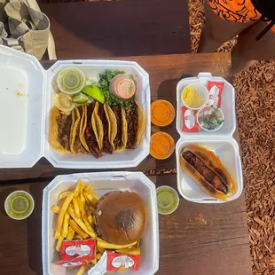 TLG Mexican Burger Taco Crazy Loaded Hot Dog