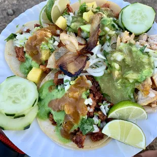 Chorizo, Pollo, Pastor